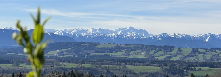 Blick Richtung Zugspitze