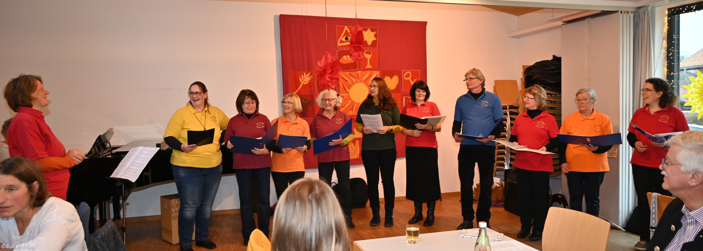 Lobpreischor im Gemeindehaus