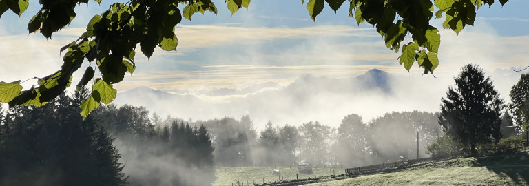 Blick Richtung Süden vom Hohenpeißenberg