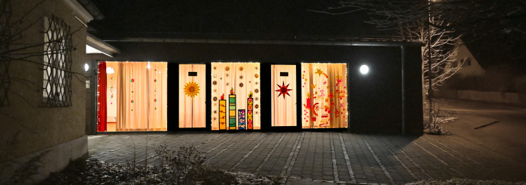 Adventsfenster Gemeindehaus Peißenberg 2022