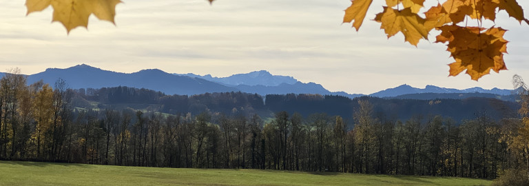Zugspitzblick in Peißenberg