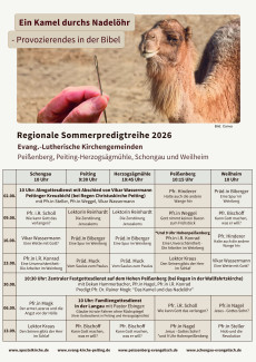 Sommerpredigtreihe