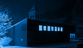 Friedenskirche blau