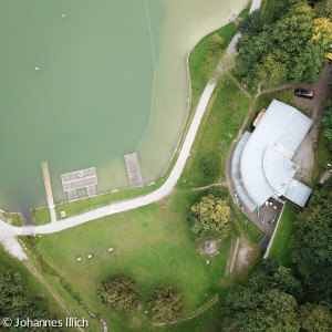 Luegsteinsee Vogelperspektive