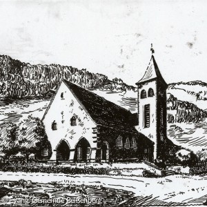 Friedenskirche gezeichnet