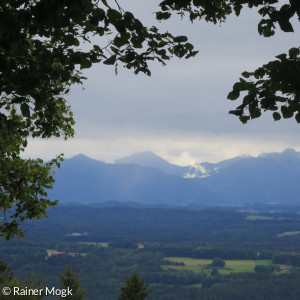 Sicht Süden Regen