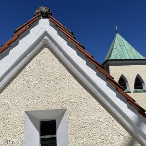 Kirche von Gerüst aus