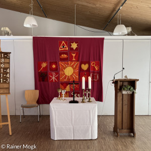 Gottesdienst im Gemeindehaus