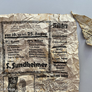 Zeitung 1928 in Kirchenboden