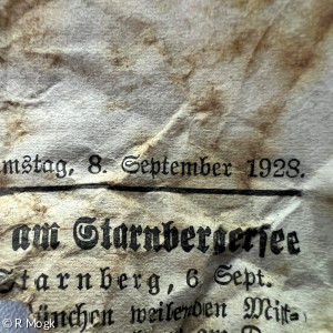 Zeitung in Kirchenboden Sept 28
