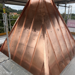 Neues Kupferdach
